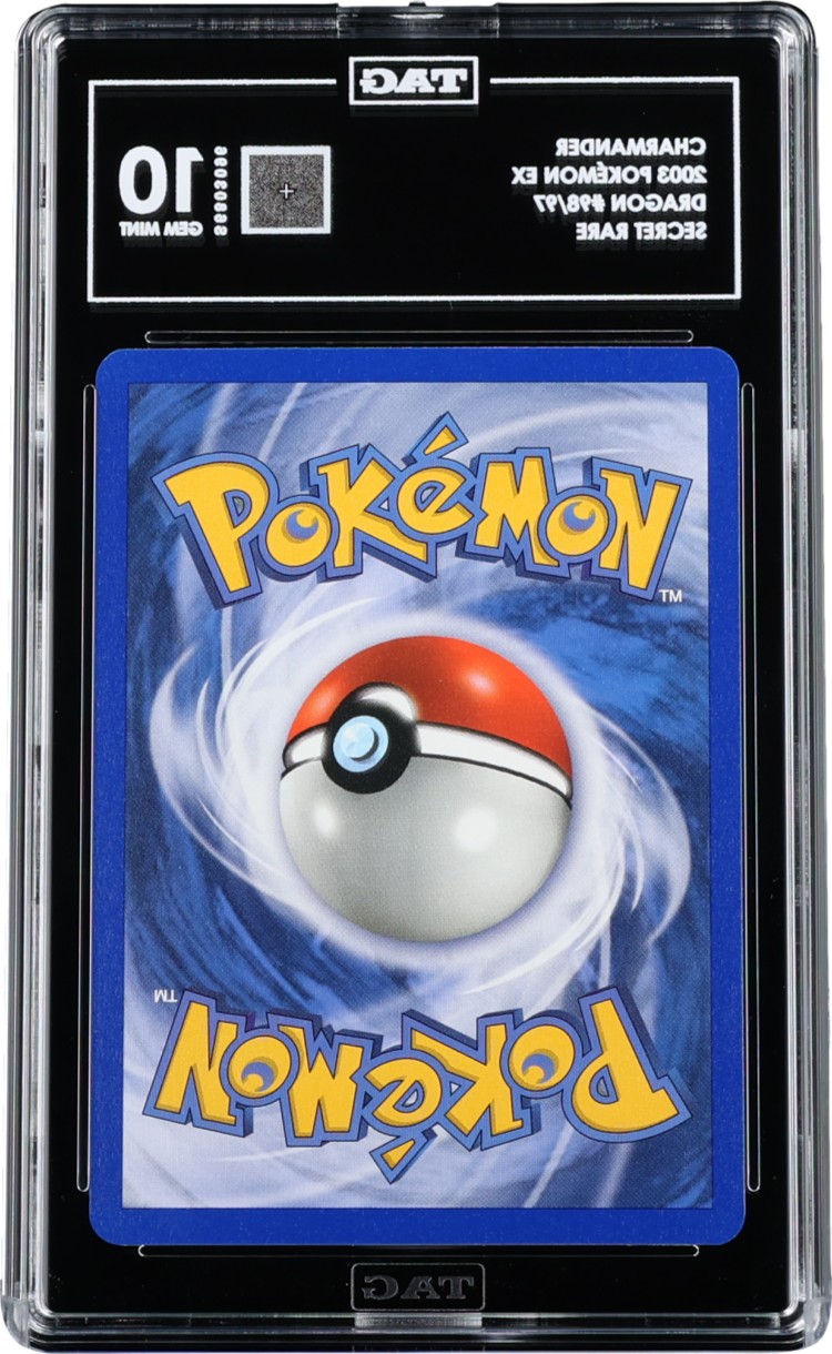 2003 POKEMON EX DRAGON HOLO CHARMANDER #98 TAG 10