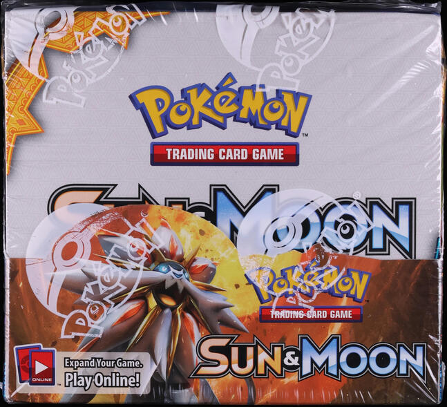 2017 POKEMON SM SUN & MOON BOOSTER BOX SEALED *GENERIC IMAGE*