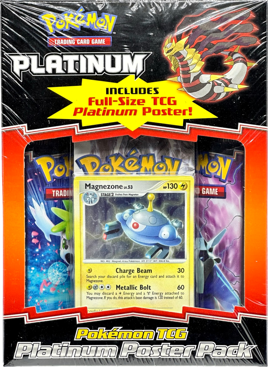 2009 POKEMON PLATINUM POSTER PACK SEALED *GENERIC IMAGE*