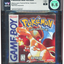 1998 POKEMON RED VERSION SANDSHREW NINTENDO GAME BOY GB WATA 8.5 CIB