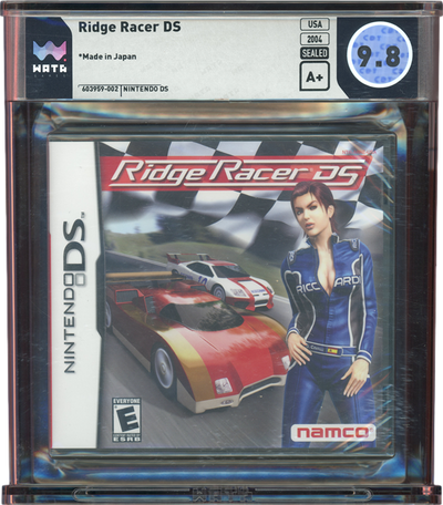 2004 RIDGE RACER DS NINTENDO DS WATA 9.8 A+ SEALED