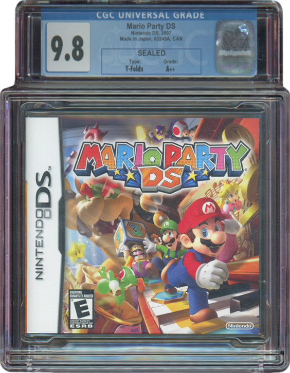 2007 MARIO PARTY DS NINTENDO DS CGC 9.8 A++ SEALED