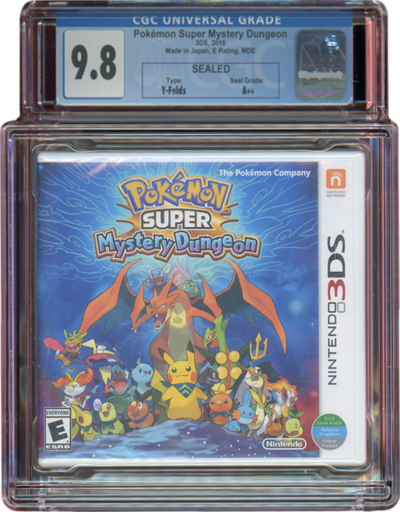 2015 POKEMON SUPER MYSTERY DUNGEON NINTENDO 3DS CGC 9.8 A++ SEALED