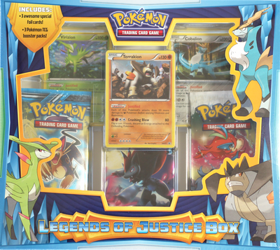 2013 POKEMON BW COBALION TERRAKION VIRIZION LEGENDS OF JUSTICE BOX SEALED *GENERIC IMAGE*