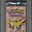 1999 POKEMON FOSSIL 1ST EDITION ZAPDOS BOOSTER PACK PSA 8