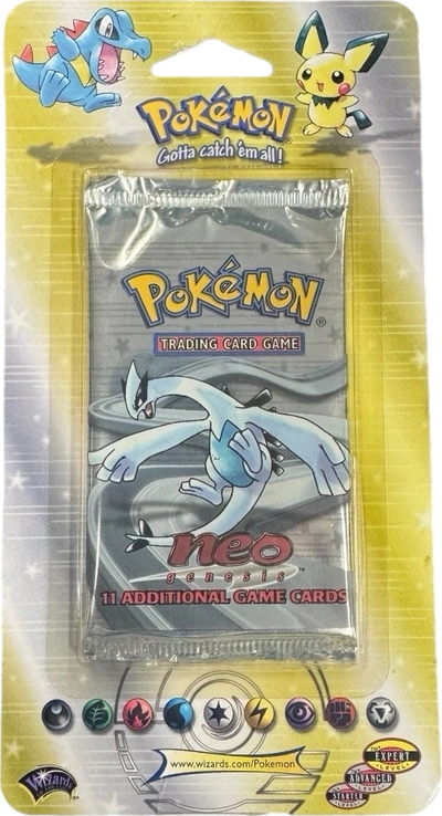 2000 POKEMON NEO GENESIS LUGIA BLISTER PACK SEALED *GENERIC IMAGE*